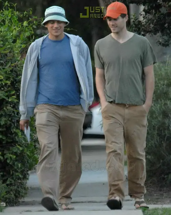  Luke Mcfarlane and Wentworth Miller in Los Angeles in 2007.